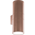 Ideal Lux - Зовнішній настінний світильник GUN 1xE27/60W/230V 31 см IP54 коричневий